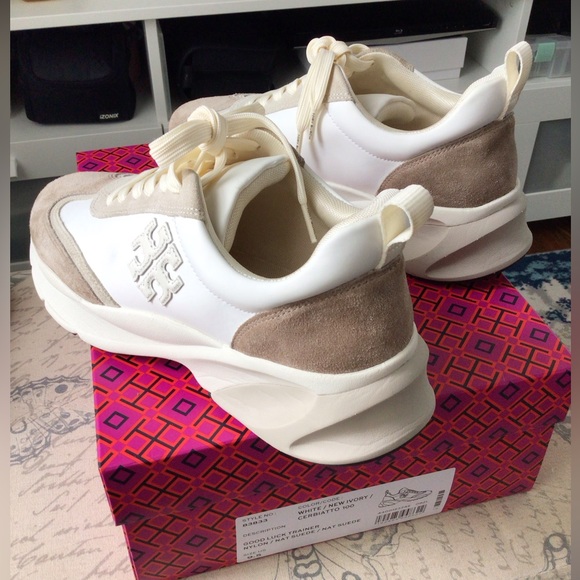 Tory Burch Good Luck Trainers, US 9.5 [EUC] - Picture 6 of 11